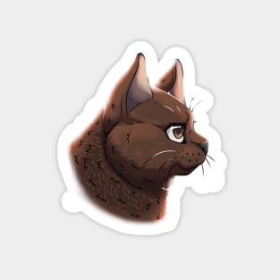 Brown / Chocolate British Shorthair Side Portrait Sticker